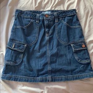 Vintage old navy jean skirt